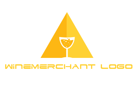letter a pyramid logo