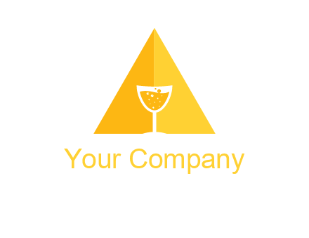 letter a pyramid logo