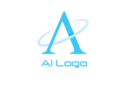 letter A swoosh logo