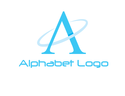 letter A swoosh logo