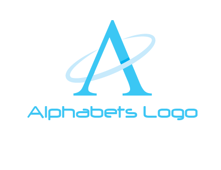 letter A swoosh logo
