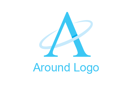 letter A swoosh logo