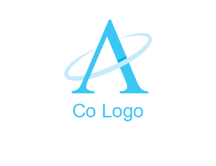 letter A swoosh logo