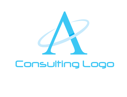 letter A swoosh logo
