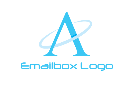 letter A swoosh logo