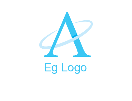 letter A swoosh logo