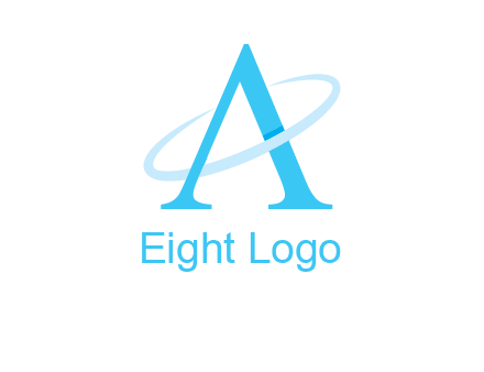 letter A swoosh logo