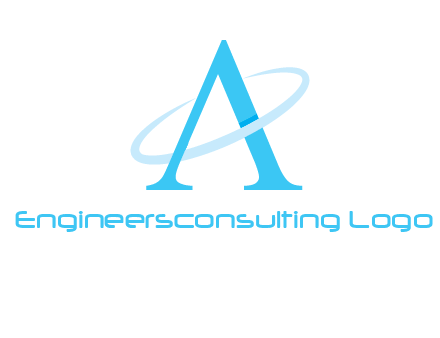 letter A swoosh logo