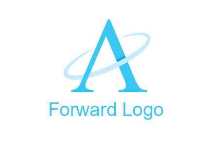 letter A swoosh logo