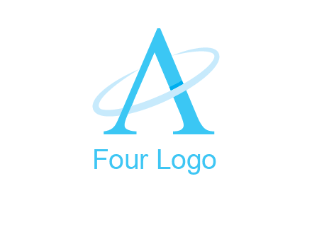 letter A swoosh logo