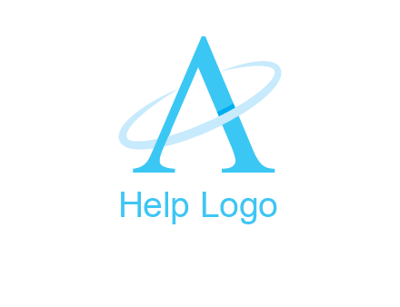 letter A swoosh logo