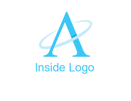 letter A swoosh logo