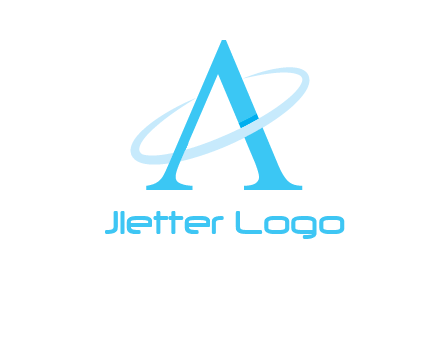 letter A swoosh logo