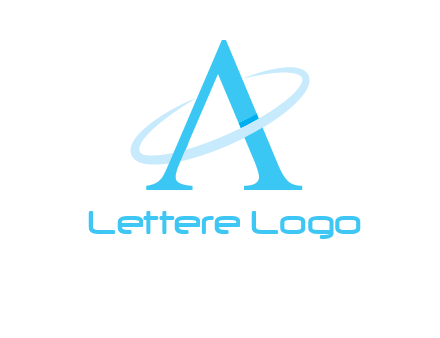 letter A swoosh logo