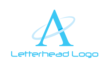 letter A swoosh logo
