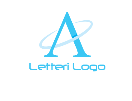 letter A swoosh logo