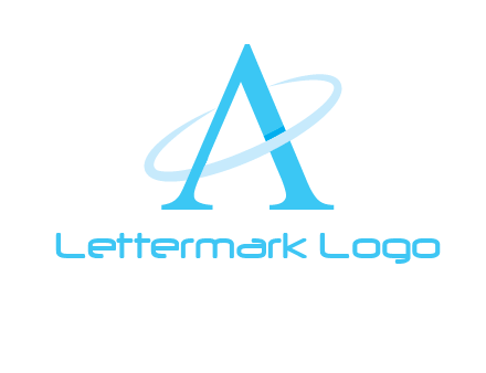 letter A swoosh logo
