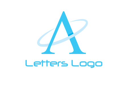 letter A swoosh logo