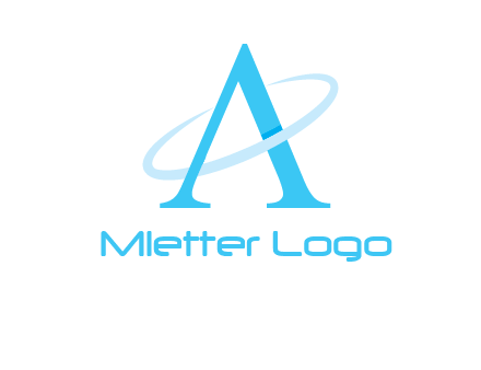 letter A swoosh logo