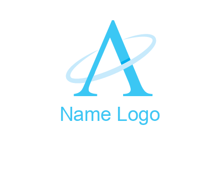 letter A swoosh logo