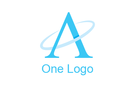 letter A swoosh logo