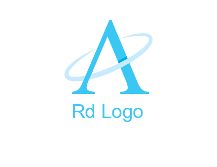 letter A swoosh logo