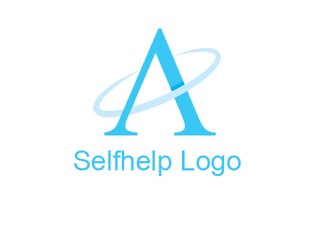 letter A swoosh logo