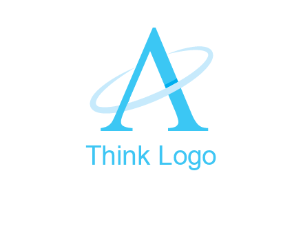 letter A swoosh logo