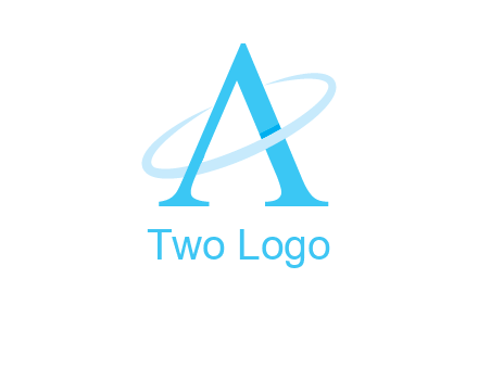 letter A swoosh logo
