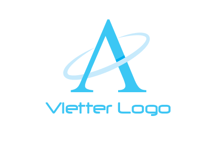 letter A swoosh logo