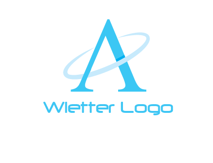 letter A swoosh logo