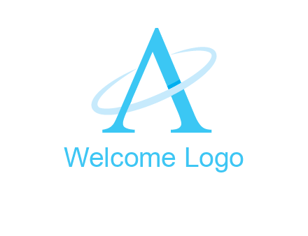 letter A swoosh logo