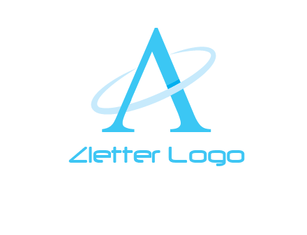letter A swoosh logo