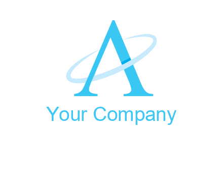 letter A swoosh logo