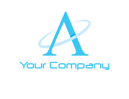 letter A swoosh logo