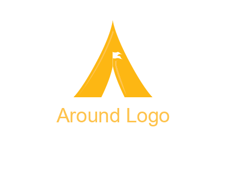 letter a tent icon