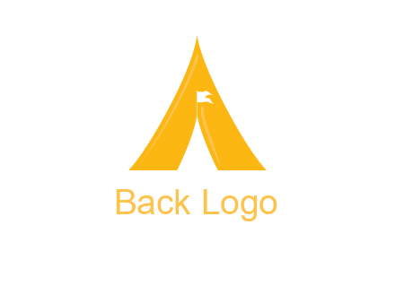letter a tent icon