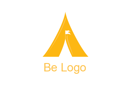 letter a tent icon