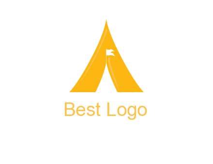 letter a tent icon