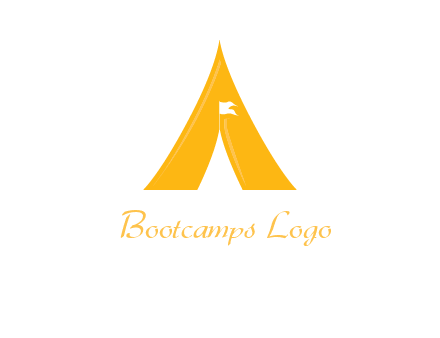 letter a tent icon