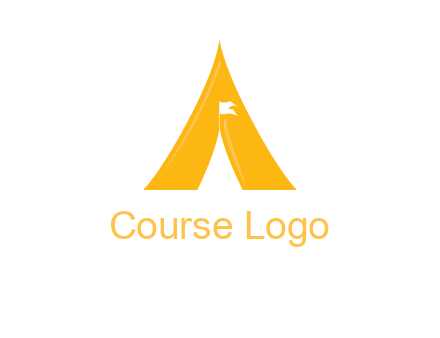 letter a tent icon