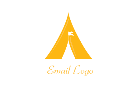 letter a tent icon