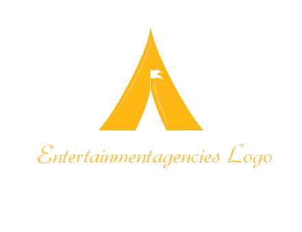 letter a tent icon