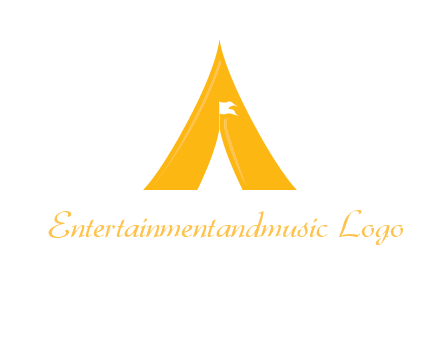 letter a tent icon