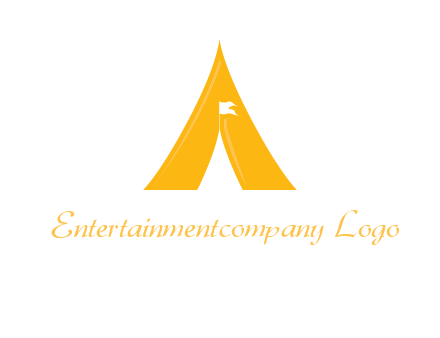 letter a tent icon