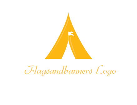 letter a tent icon