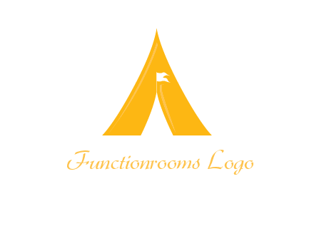 letter a tent icon