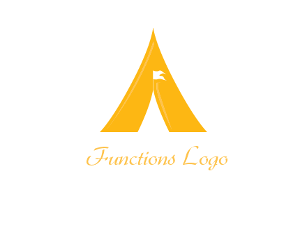 letter a tent icon