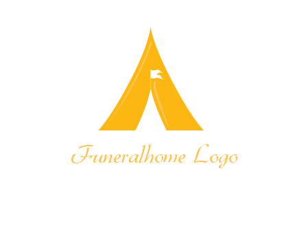 letter a tent icon