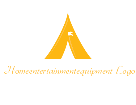 letter a tent icon